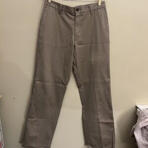 Dockers D2 Straight Fit Flat Front Tan Khaki Pants Mens Size 32x32
